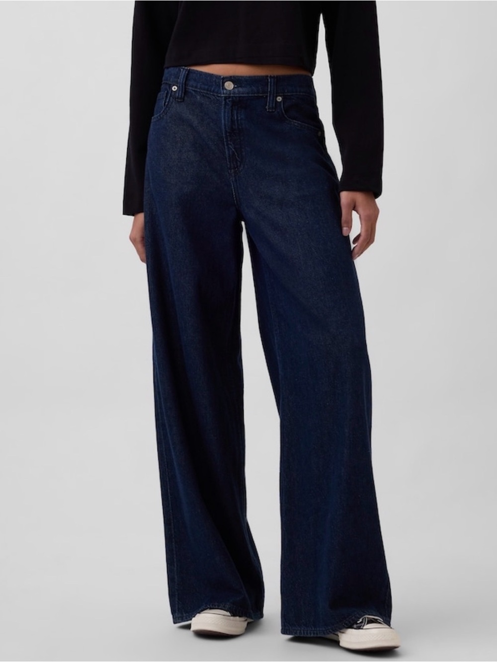 Gap Ultra Soft Baggy Mid Rise Jeans